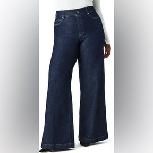 Spanx wide leg pull on jeans- NWT size M